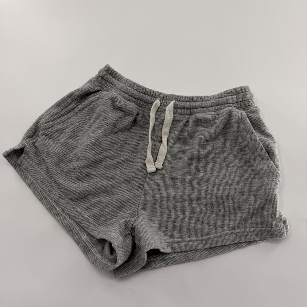 Aerie Grey Mini Shorts Drawstring Women’s XS Comfy American Eagle High Rise